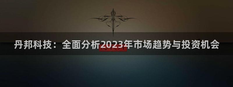 丹邦科技：全面分析2023年市场趋势与投资机会